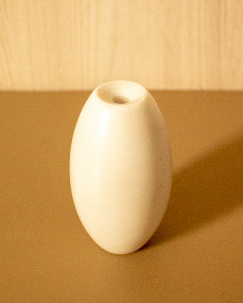 Oval Marble Vase