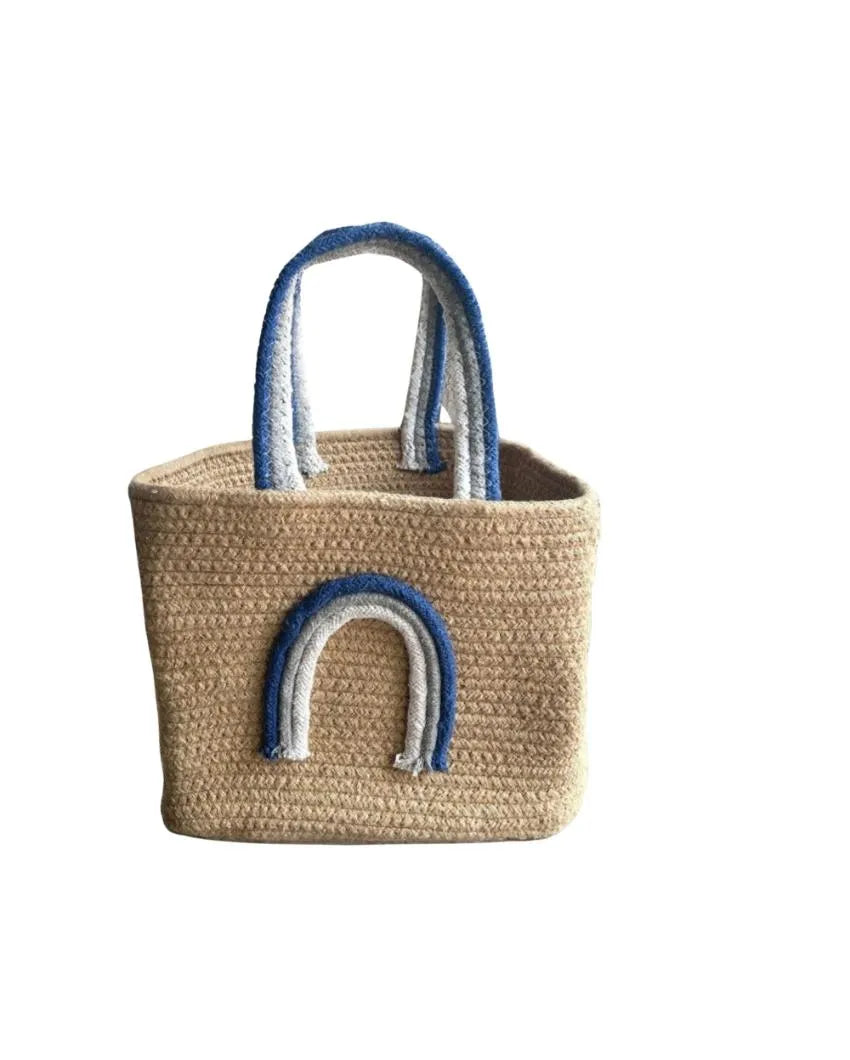 Jute Rainbow Handbag