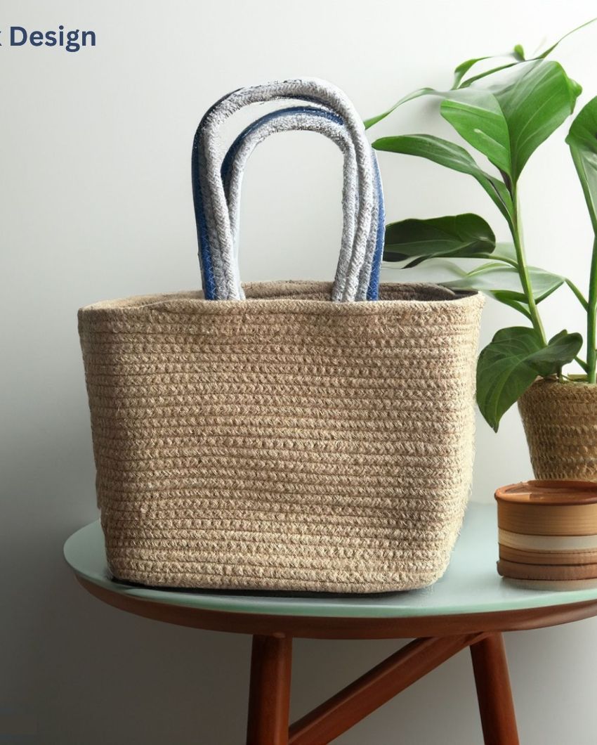 Jute Rainbow Handbag