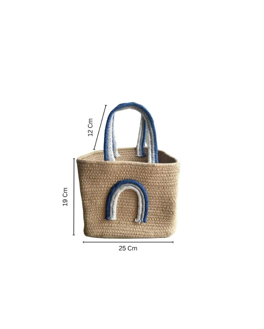 Jute Rainbow Handbag