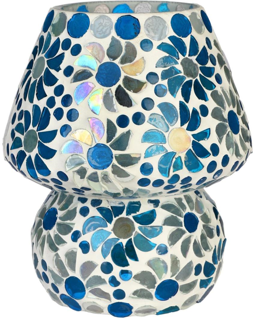 Hortensia Glass Mosaic LED Compatible Table Lamp | 6 x 7 inches