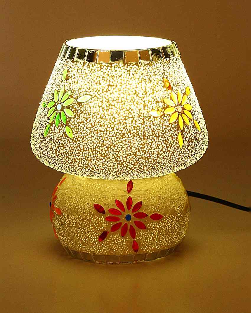 Passiflora Glass Mosaic LED Compatible Table Lamp | 5 x 6 inches