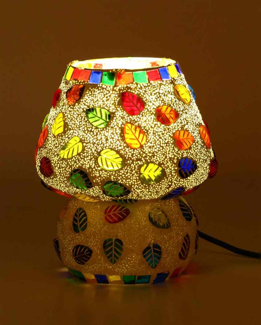 Ranúnculo Glass Mosaic LED Compatible Table Lamp | 5 x 6 inches