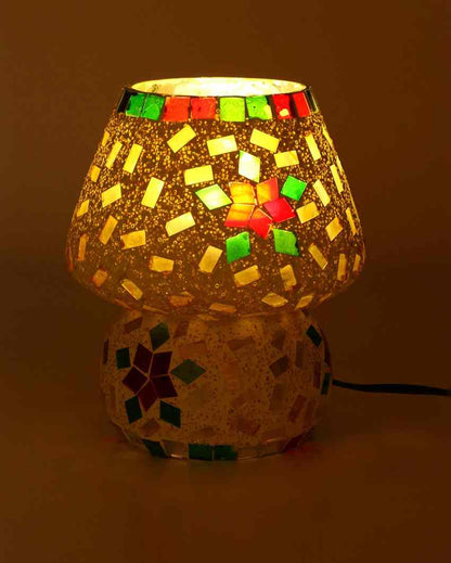 Marigold Glass Mosaic LED Compatible Table Lamp | 5 x 6 inches