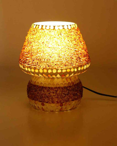 Geranium Glass Mosaic LED Compatible Table Lamp | 5 x 6 inches