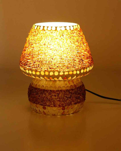 Geranium Glass Mosaic LED Compatible Table Lamp | 5 x 6 inches