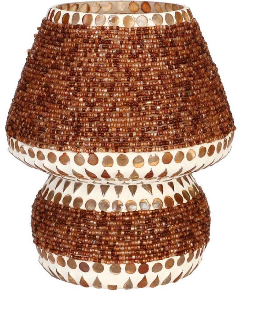 Geranium Glass Mosaic LED Compatible Table Lamp | 5 x 6 inches