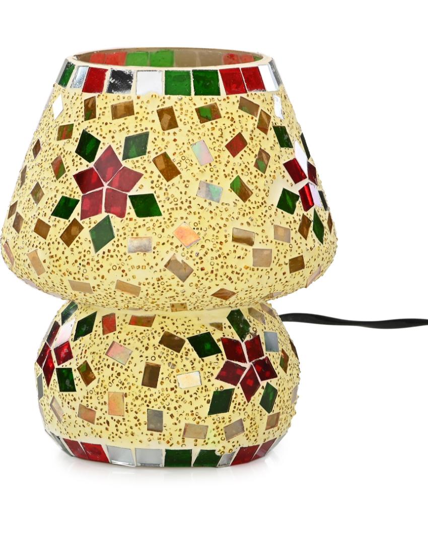 Camelia Glass Mosaic LED Compatible Table Lamp | 6 x 6 inches