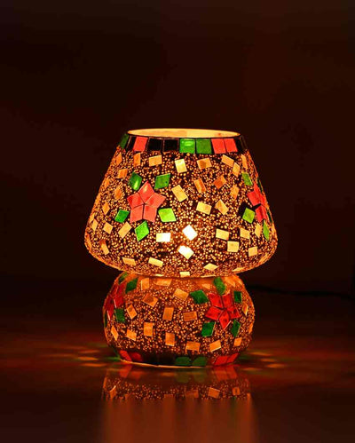 Caléndula Glass Mosaic LED Compatible Table Lamp | 6 x 6 inches