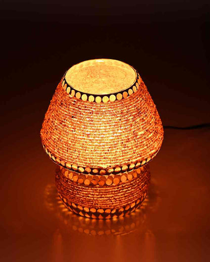 Lavandas Glass Mosaic LED Compatible Table Lamp | 6 x 6 inches