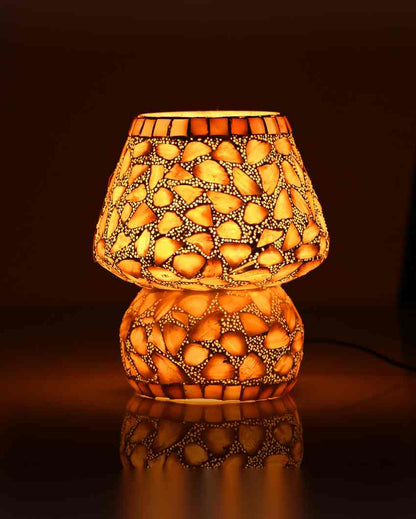 Geranios Glass Mosaic LED Compatible Table Lamp | 6 x 6 inches