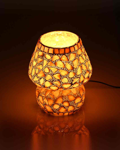 Geranios Glass Mosaic LED Compatible Table Lamp | 6 x 6 inches