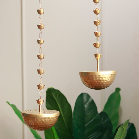 Hanging Urli Tealight Centerpiece | Set Of 2