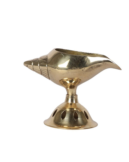 Elegant Lamp Design Golden Shade Akhand Diya | 4 x 3 x 5 inches