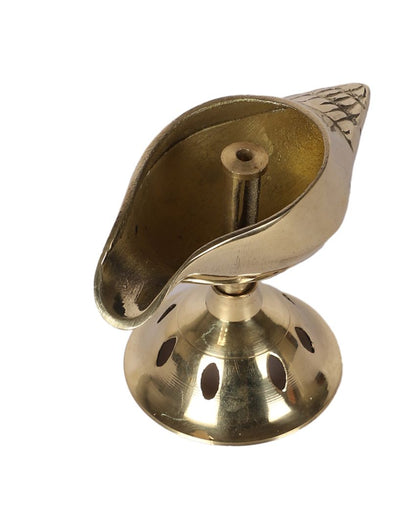 Elegant Lamp Design Golden Shade Akhand Diya | 4 x 3 x 5 inches