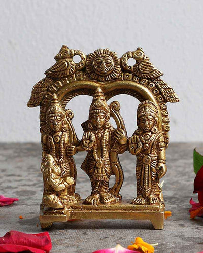 Alluring Brass Ram Darbar Idol | 4 x 5 inches