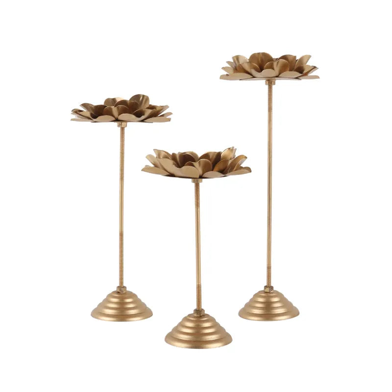 Candlelit Petal Detachable Tealight Holder | Set Of 3