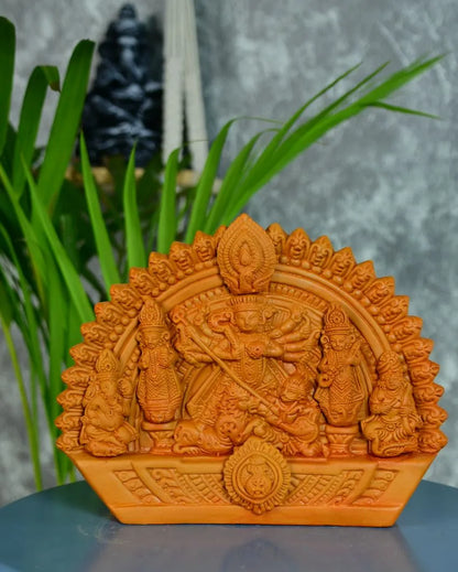 Artisan Handmade Terracotta Durga Tabletop Décor