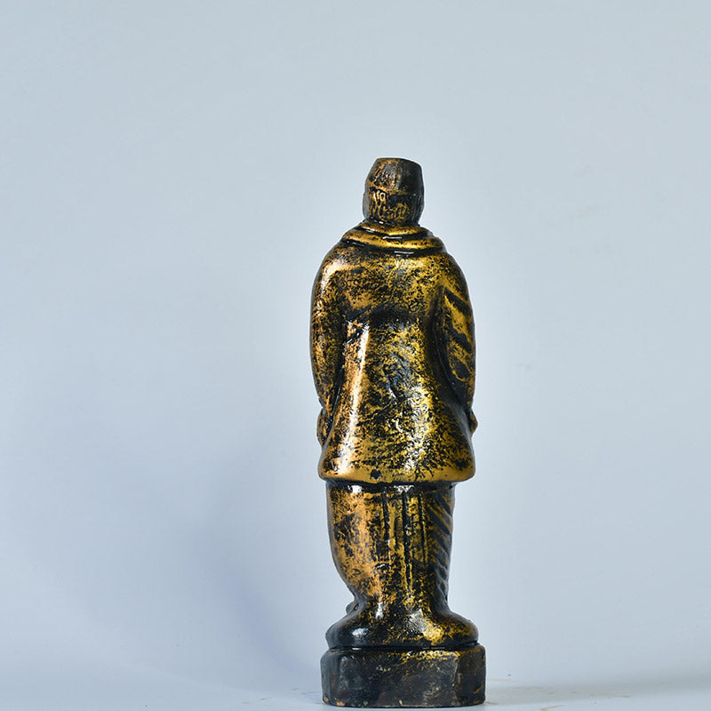 Terracotta Subhash Chandra Bose Abstract Tabletop Statue | 10 Inches Default Title