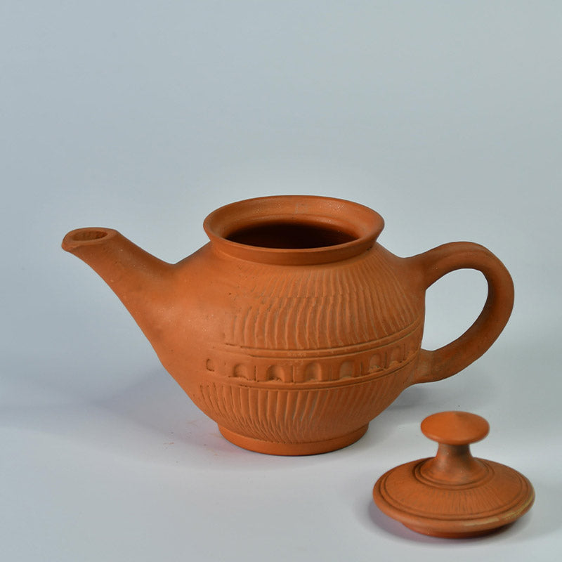 Premium Large Terracotta Kettle for Tea and Coffee | 9 Inches Default Title