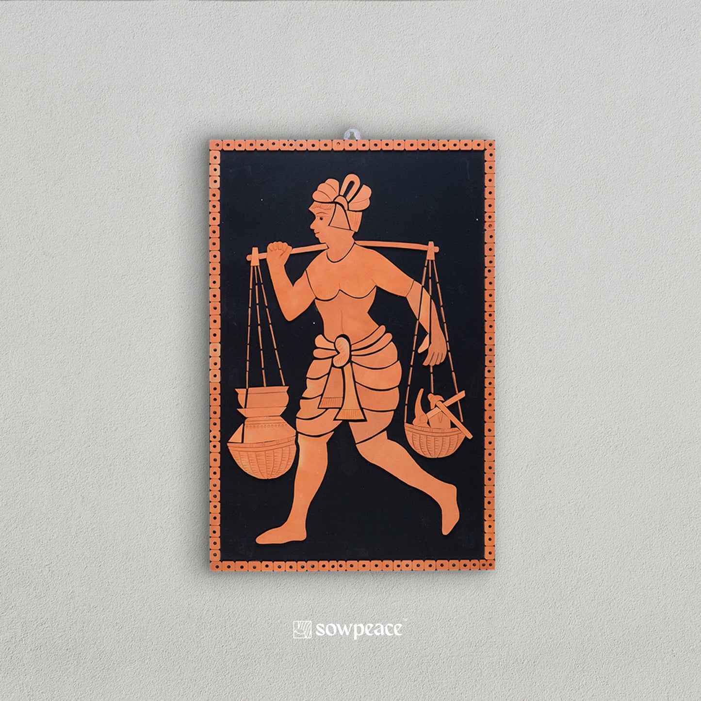 The Graced Work Terracotta Wall Hanging Default Title