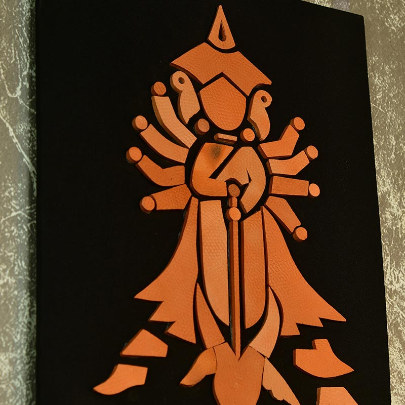 All Hail Durga Maa! Terracotta Wall Hanging Default Title