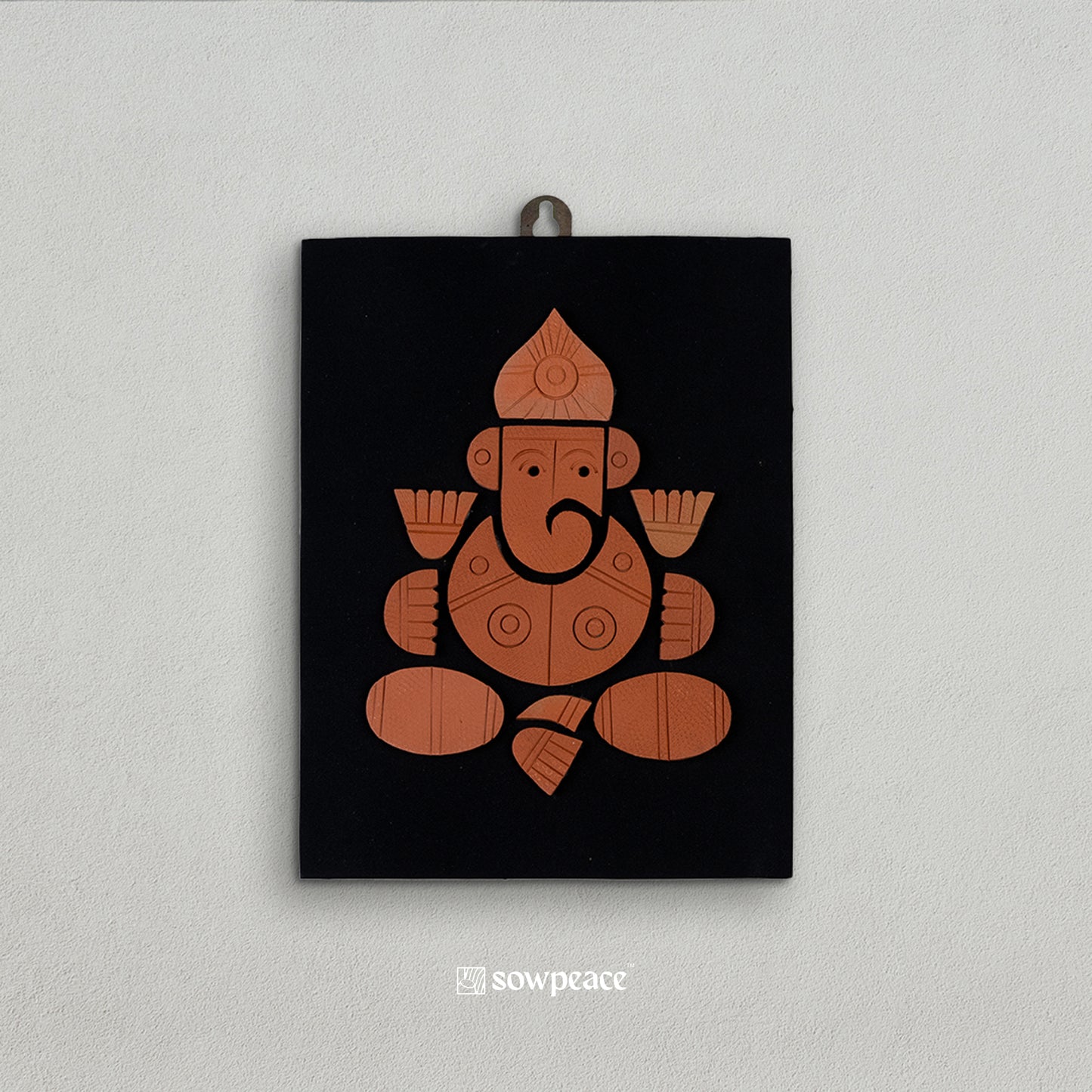 The Wall of Lord Ganesh! Terracotta Wall Hanging Default Title