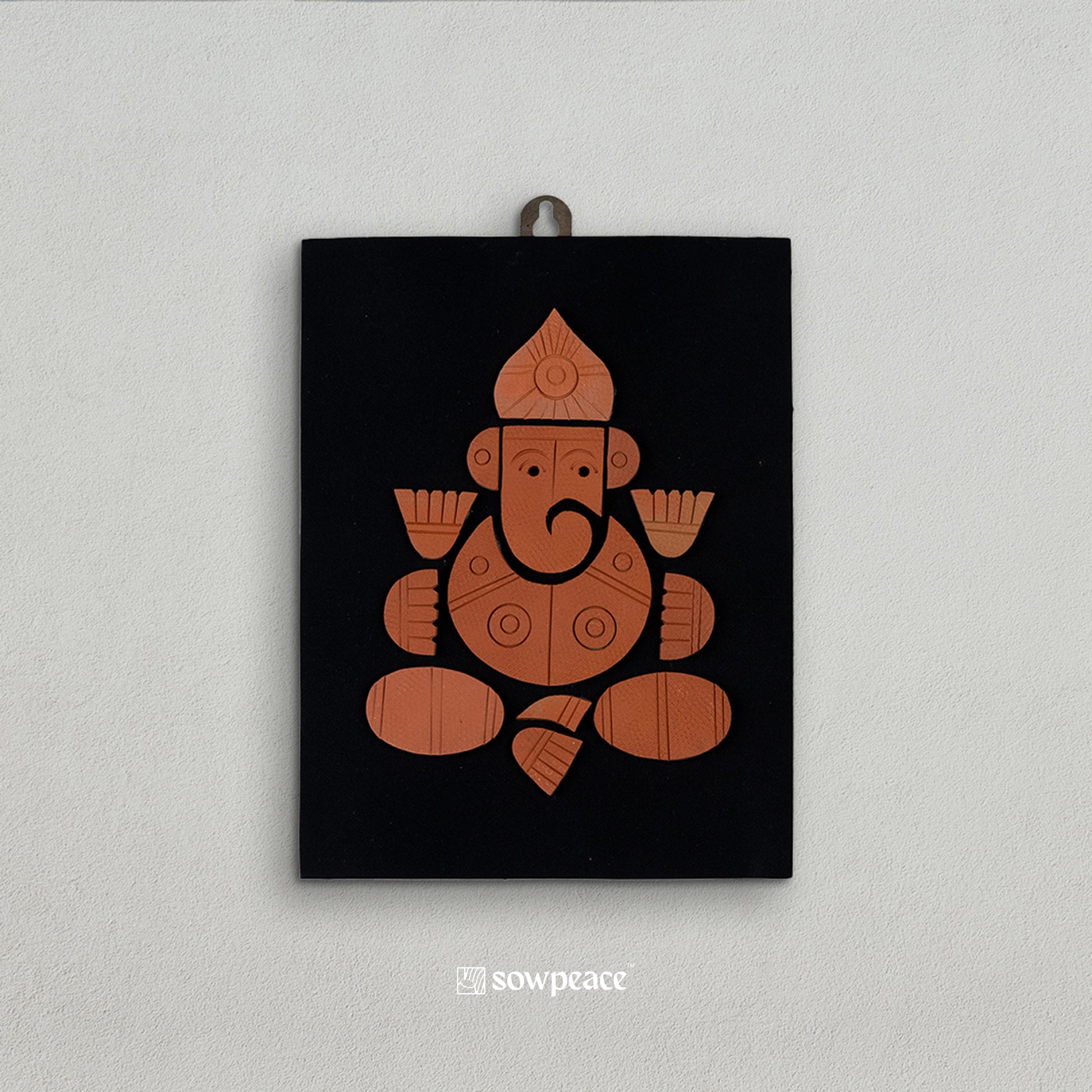 The Wall of Lord Ganesh! Terracotta Wall Hanging Default Title