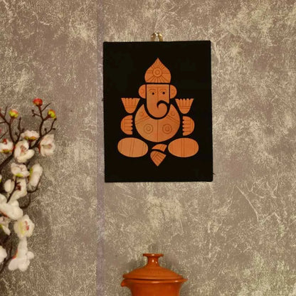 The Wall of Lord Ganesh! Terracotta Wall Hanging Default Title