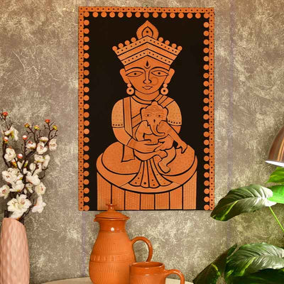 The Little Ganesha Terracotta Wall Hanging Default Title