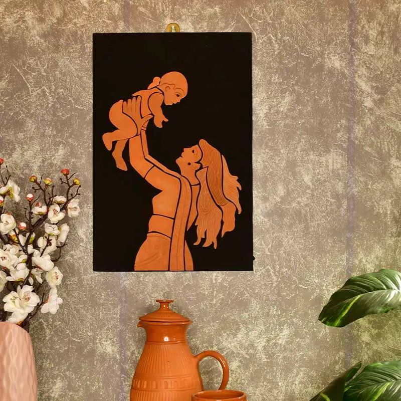 Joy of Motherhood Terracotta Wall Hanging Default Title