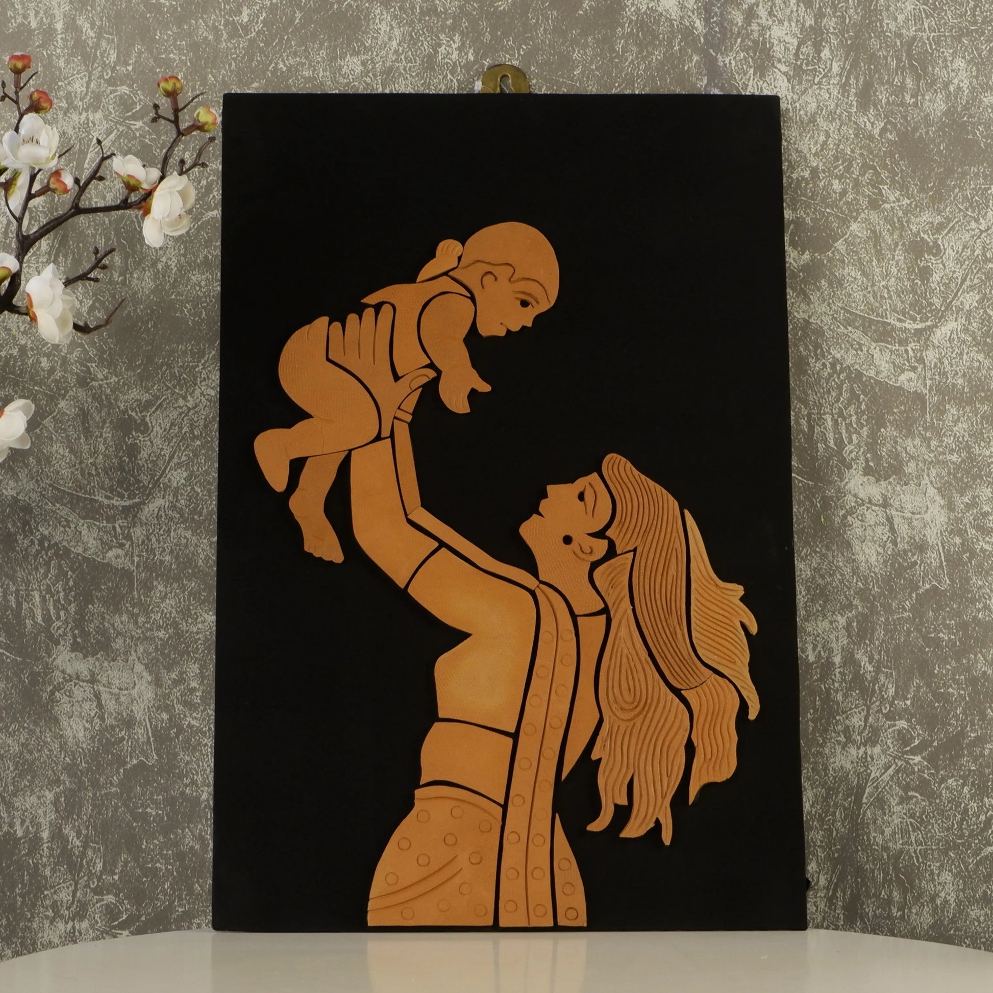 Joy of Motherhood Terracotta Wall Hanging Default Title