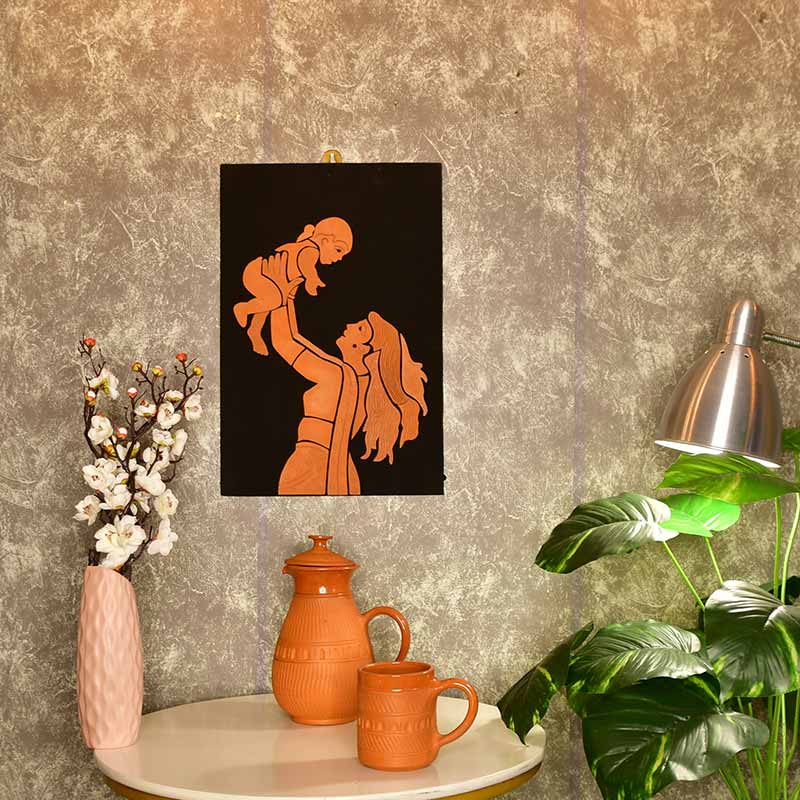 Joy of Motherhood Terracotta Wall Hanging Default Title