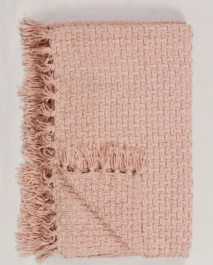 Chenille Throw with Fringed Edges | 50 x 60 inches