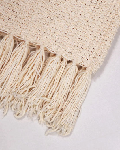 Chenille Throw with Fringed Edges | 50 x 60 inches