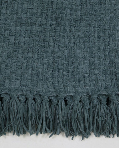 Chenille Throw with Fringed Edges | 50 x 60 inches