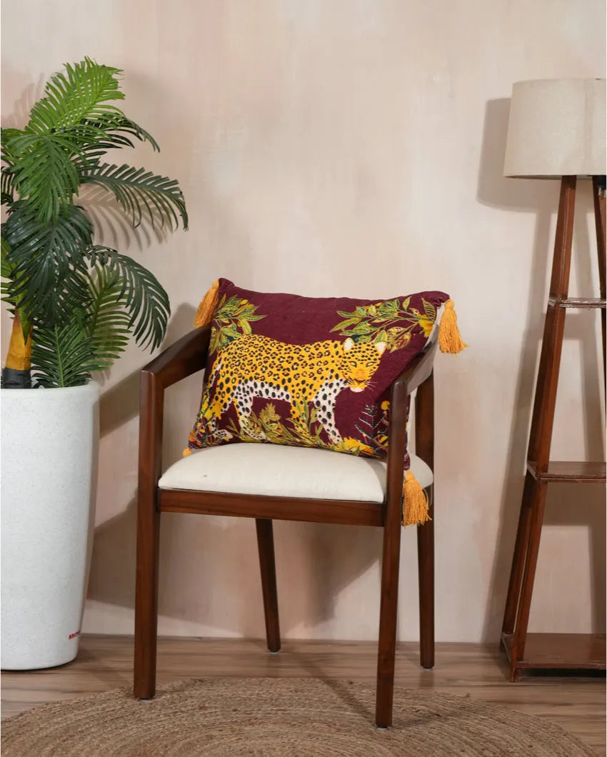 Tiger Velvet Pillow Cover | 12 x 20 inches , 14 x 22 inches , 14 x 34 inches , 16 x 24 inches