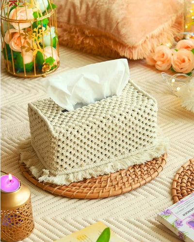 Bohonest Cotton Tissue Keeper