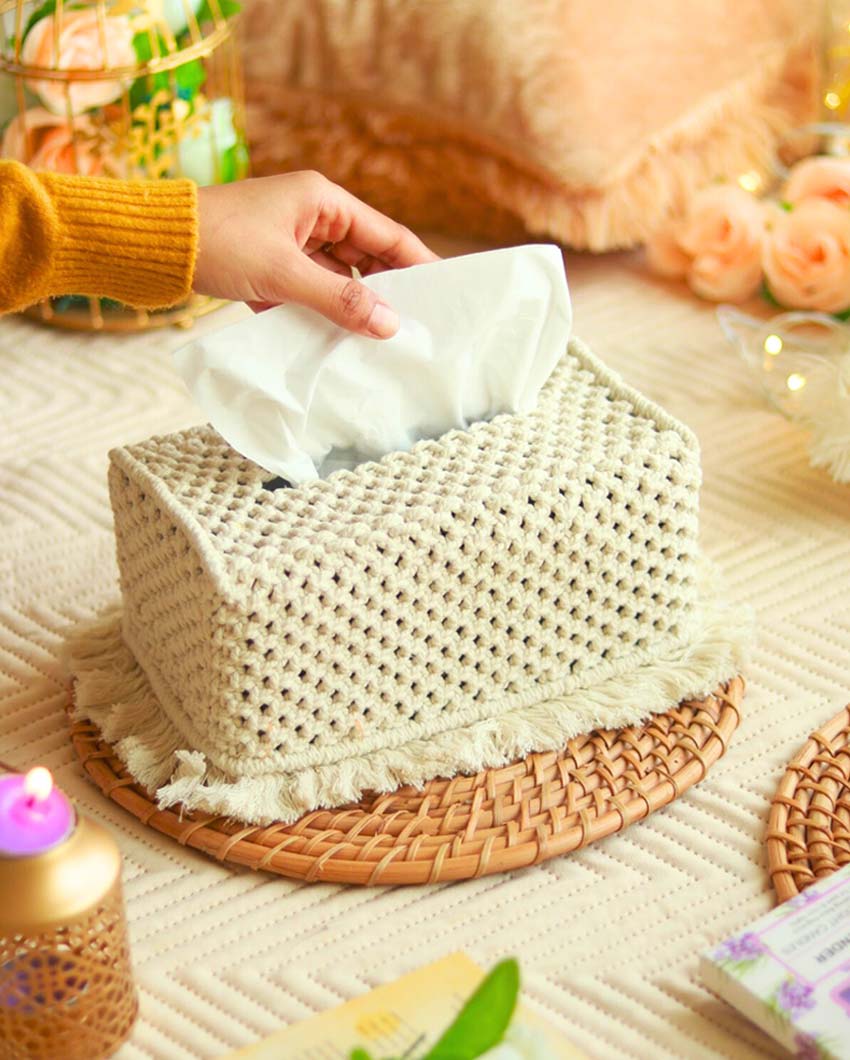 Bohonest Cotton Tissue Keeper