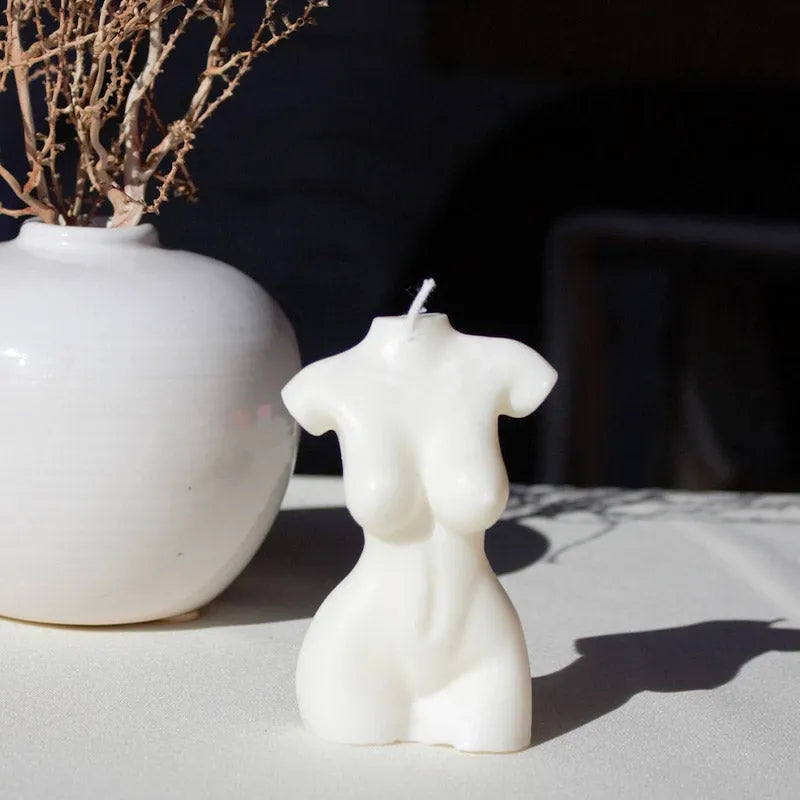 Torso Scented Candle Female Body  | Single | 4 x 6 inches