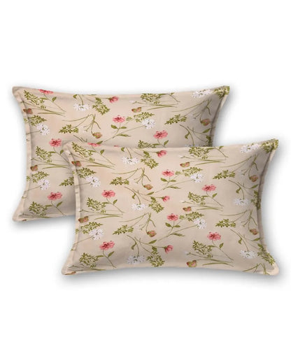 Azalea Floral Polycotton Flat Bedding Set | King Size