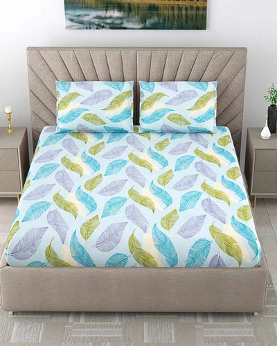 Crocus Floral Polycotton Flat Bedding Set | King Size