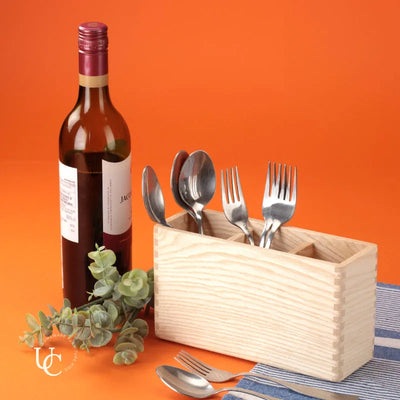 Wooden Cutlery Caddy Default Title