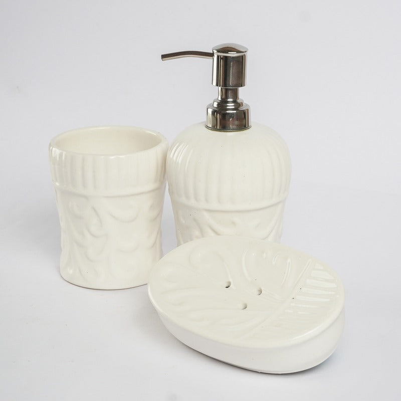 Minimalist Ceramic Bathroom Accessory Default Title