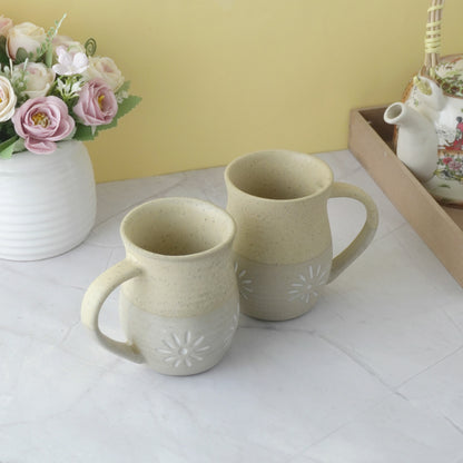 Beige Suffolk Ceramic Mug | Set of 2 Default Title