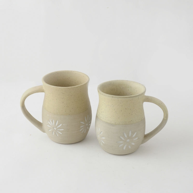 Beige Suffolk Ceramic Mug | Set of 2 Default Title