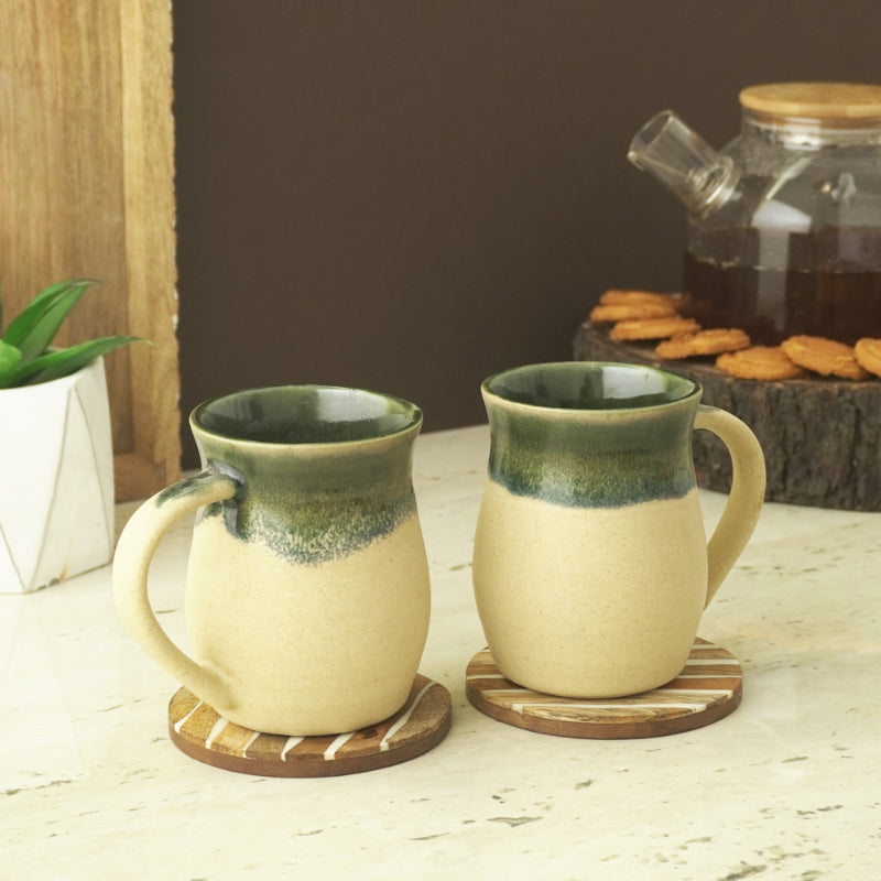 Dual Shade Ceramic Mug | Set of 2