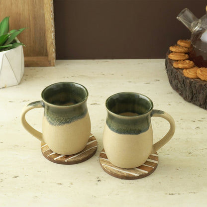 Dual Shade Ceramic Mug | Set of 2