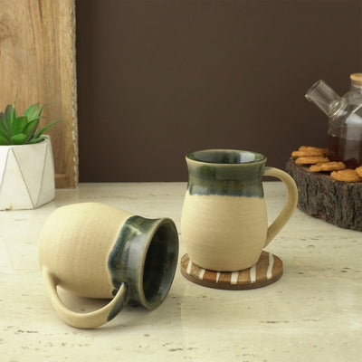 Dual Shade Ceramic Mug | Set of 2