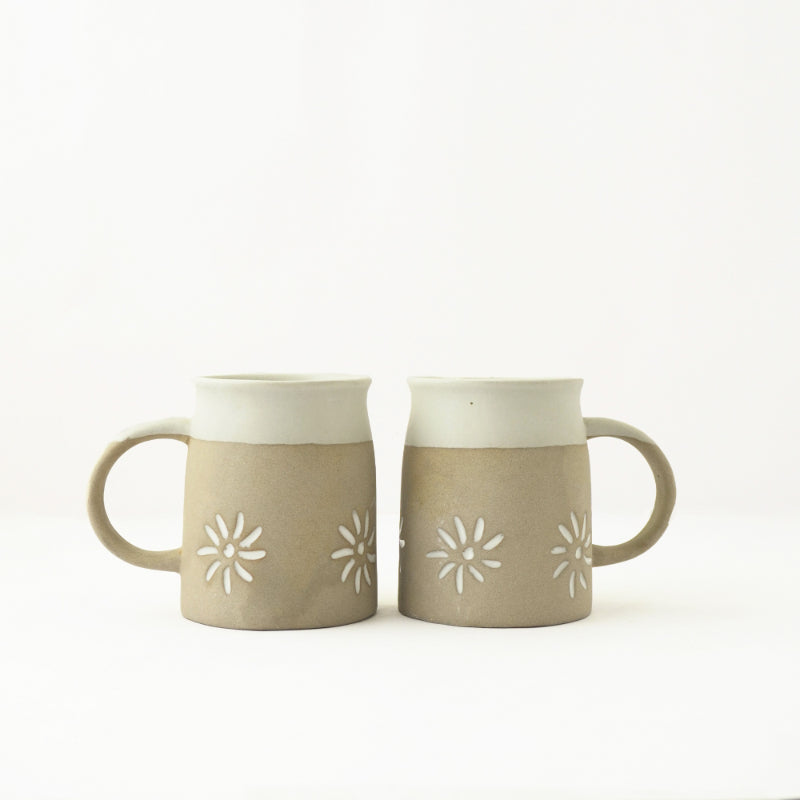 Light Brown Suffolk Ceramic Mug | Set of 2 Default Title